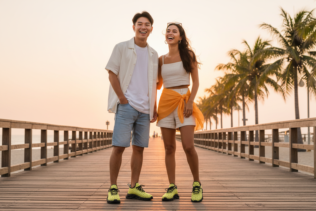 Beach Boardwalk Lifestyle