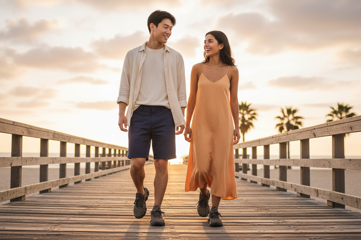 Beach Boardwalk Lifestyle