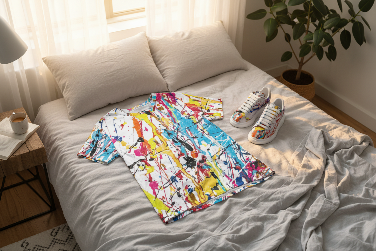 Bedroom Flat Lay