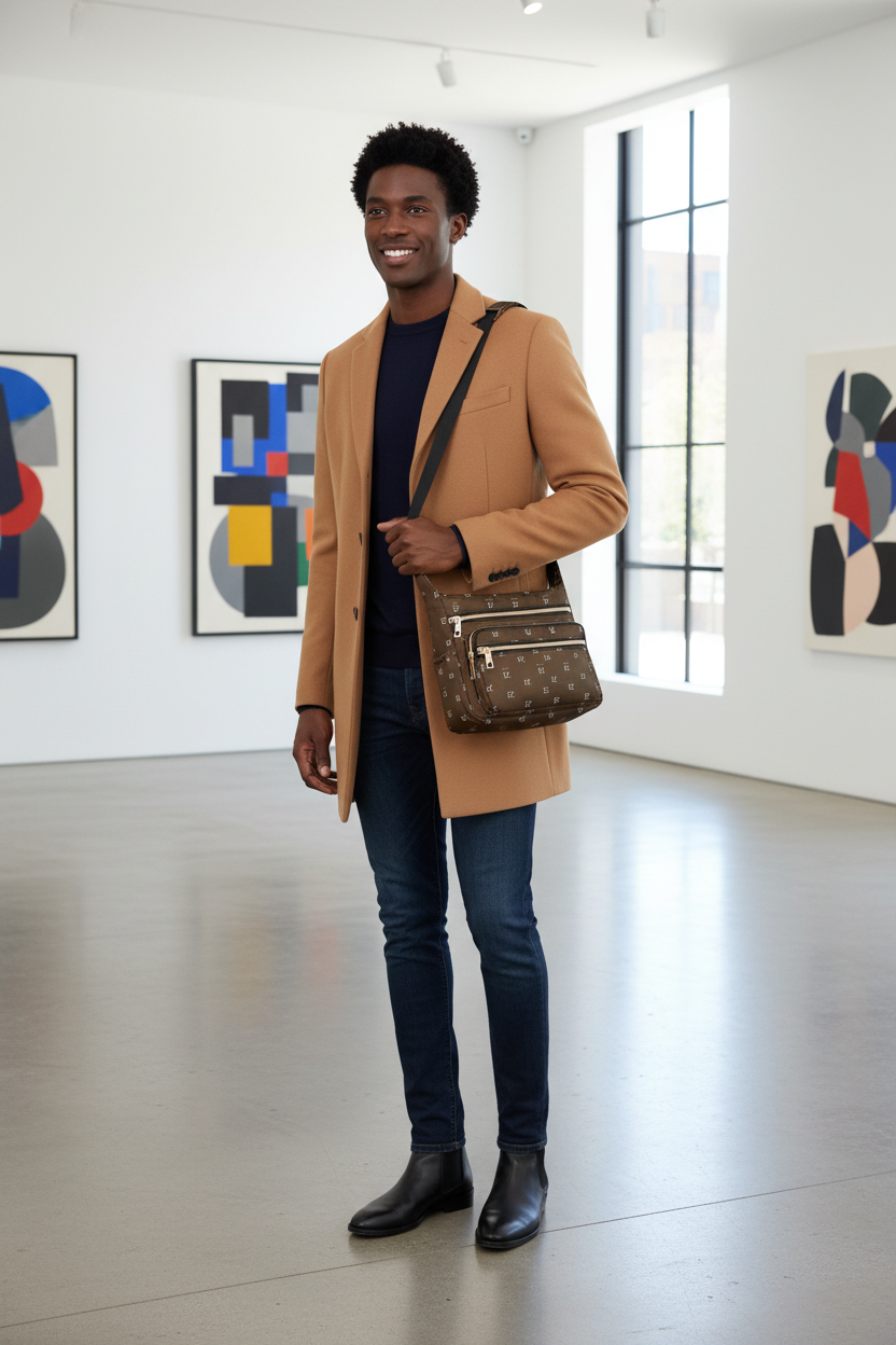 Black man art gallery