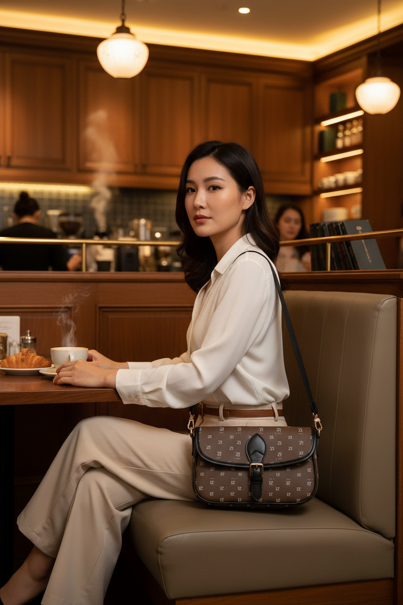 Brown - Shoulder Café