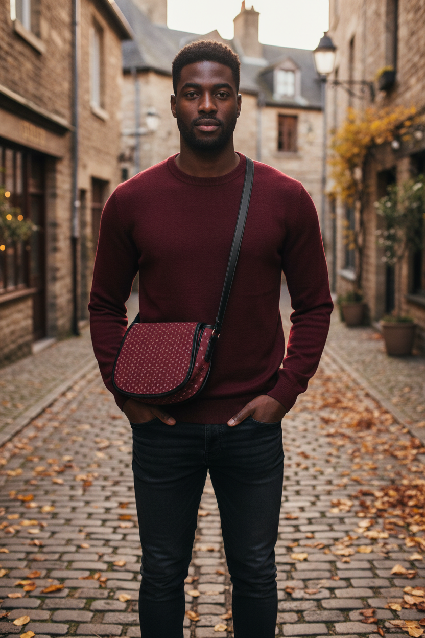 Burgundy bag 2