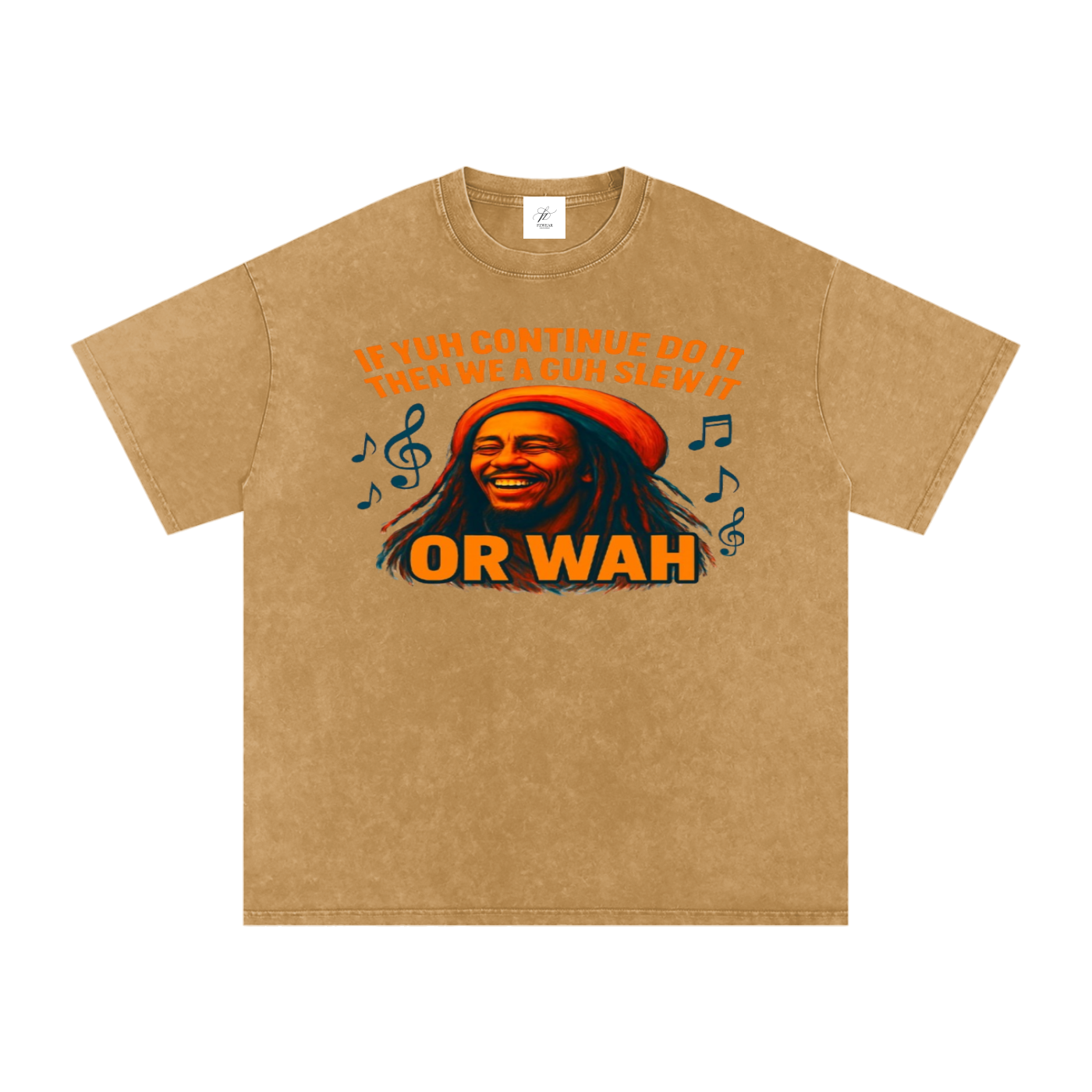 FZ Unisex Acid Wash Oversize Tee