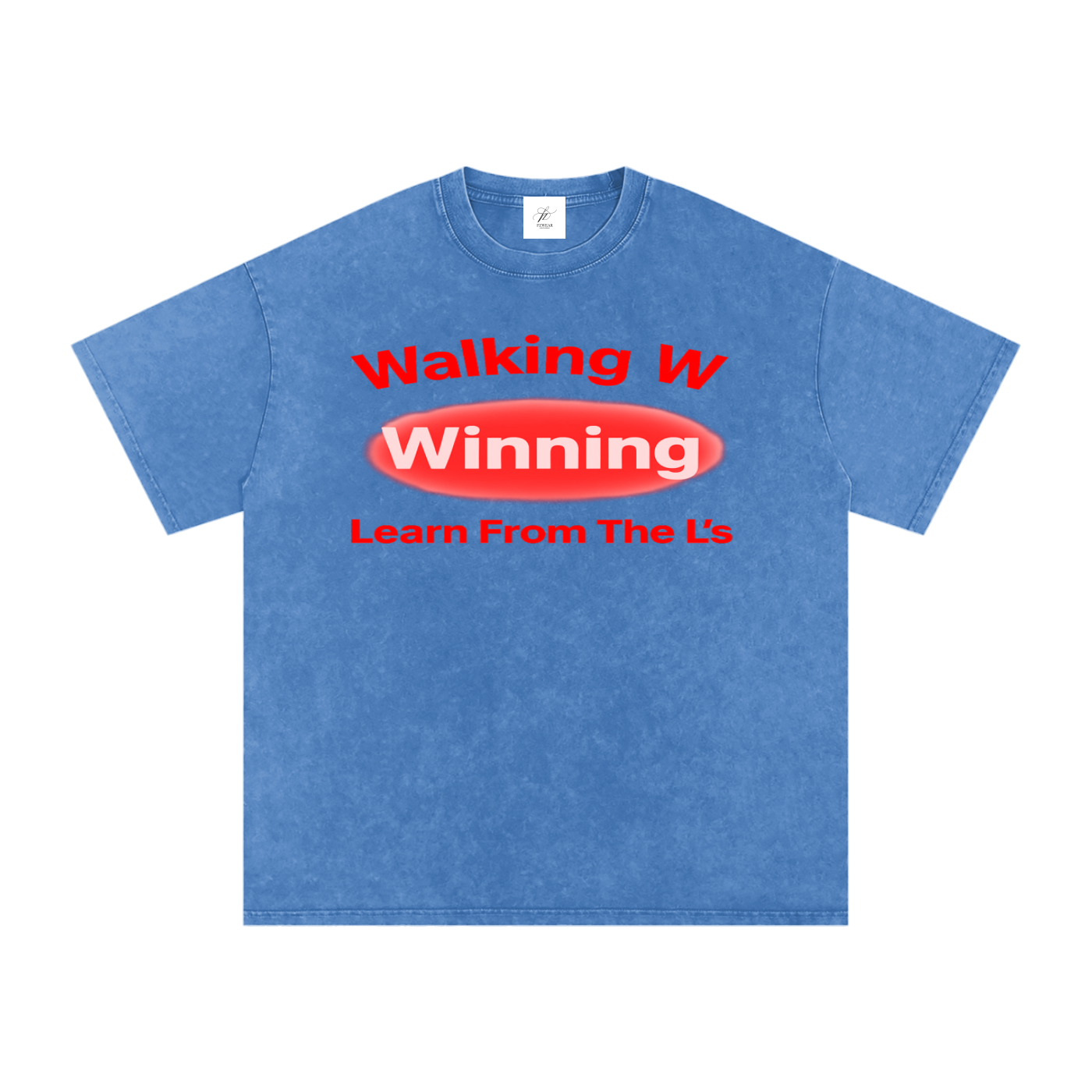 FZ Unisex Acid Wash Winning Oversize Tee