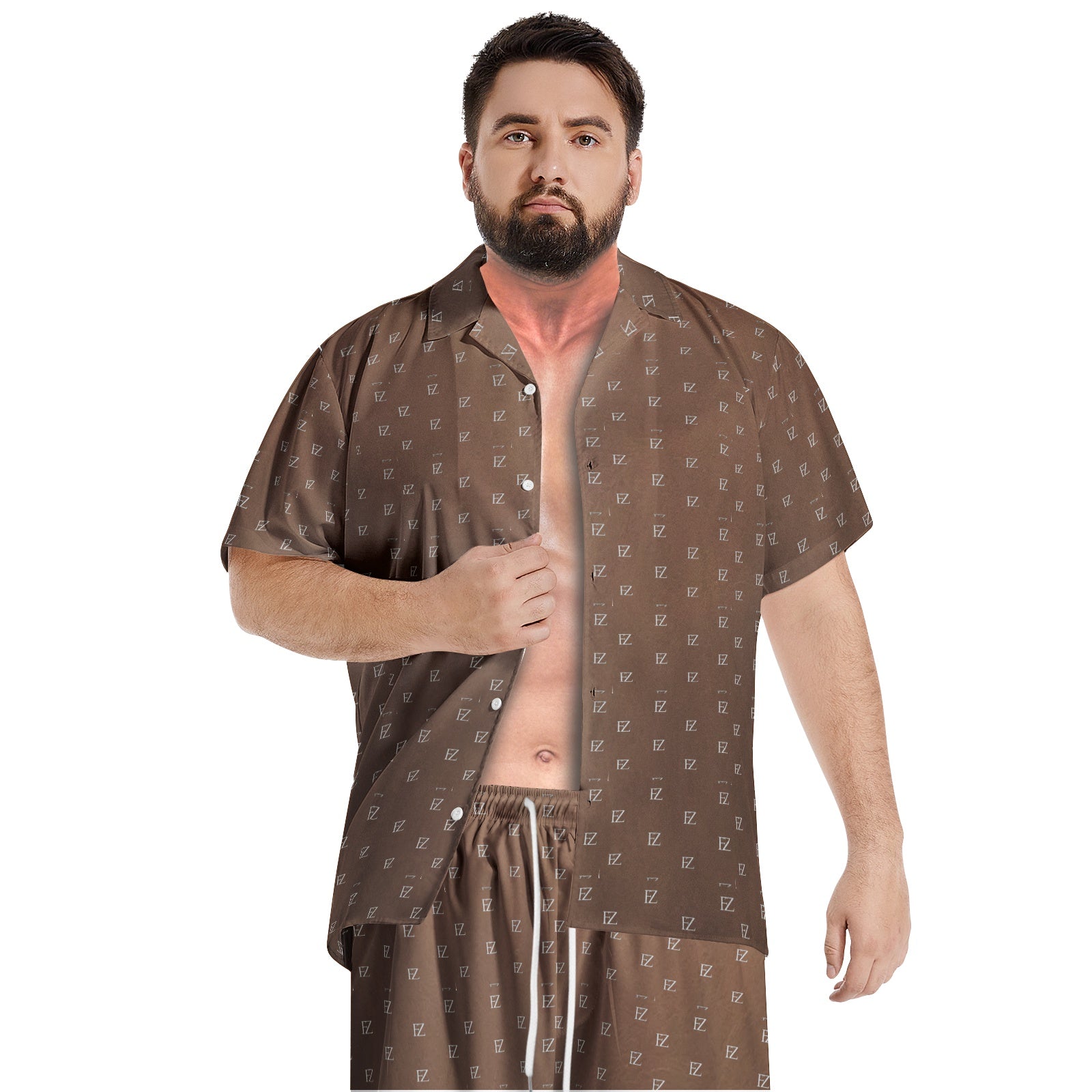FZ Men's Designer Shorts Suit