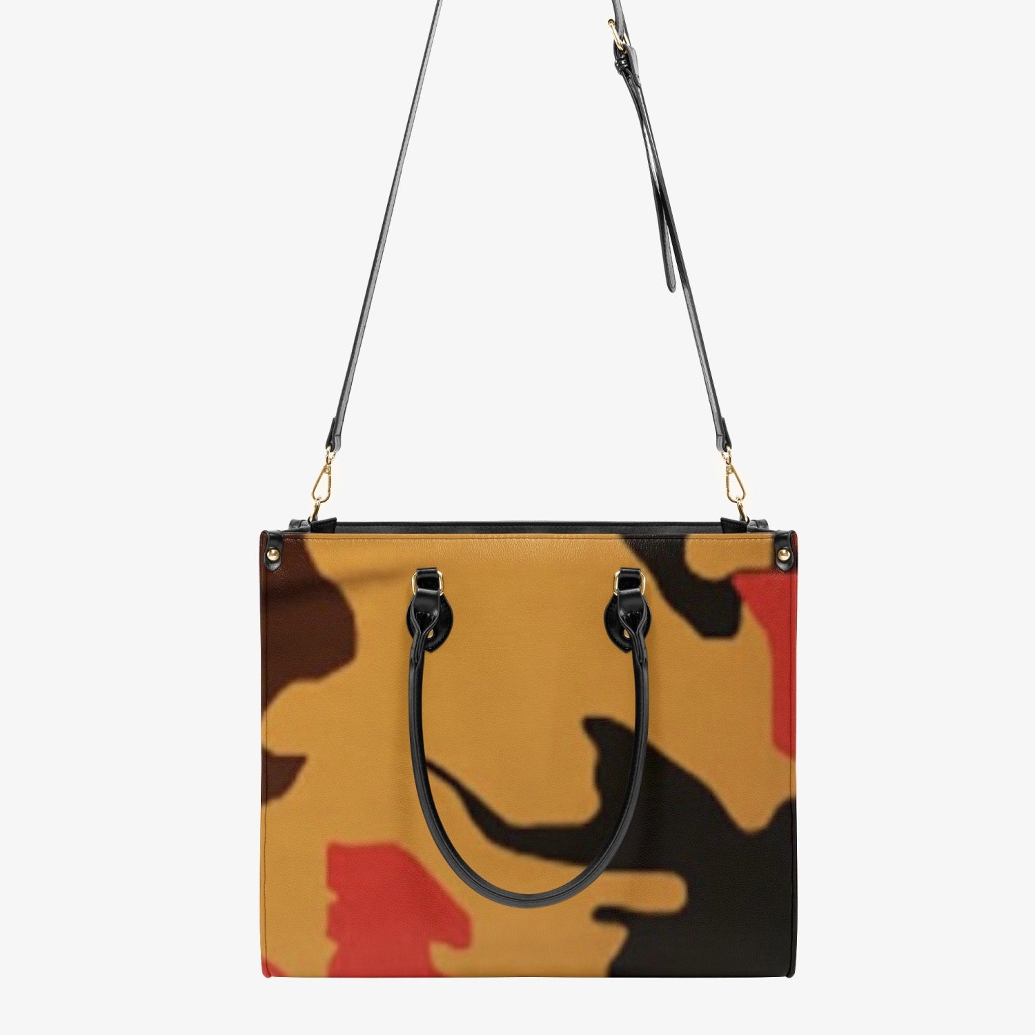 FZ Concise Type Women's African Print Tote Bag JetPrint