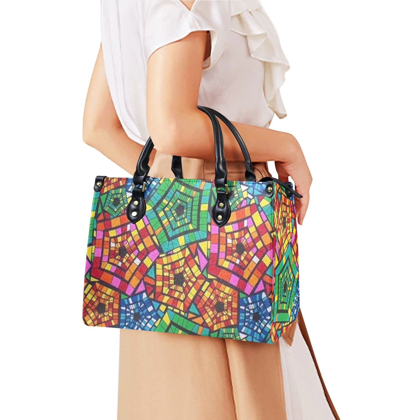 FZ Women's AF Print Handbag Custom Women's Handbag-Medium interestprint