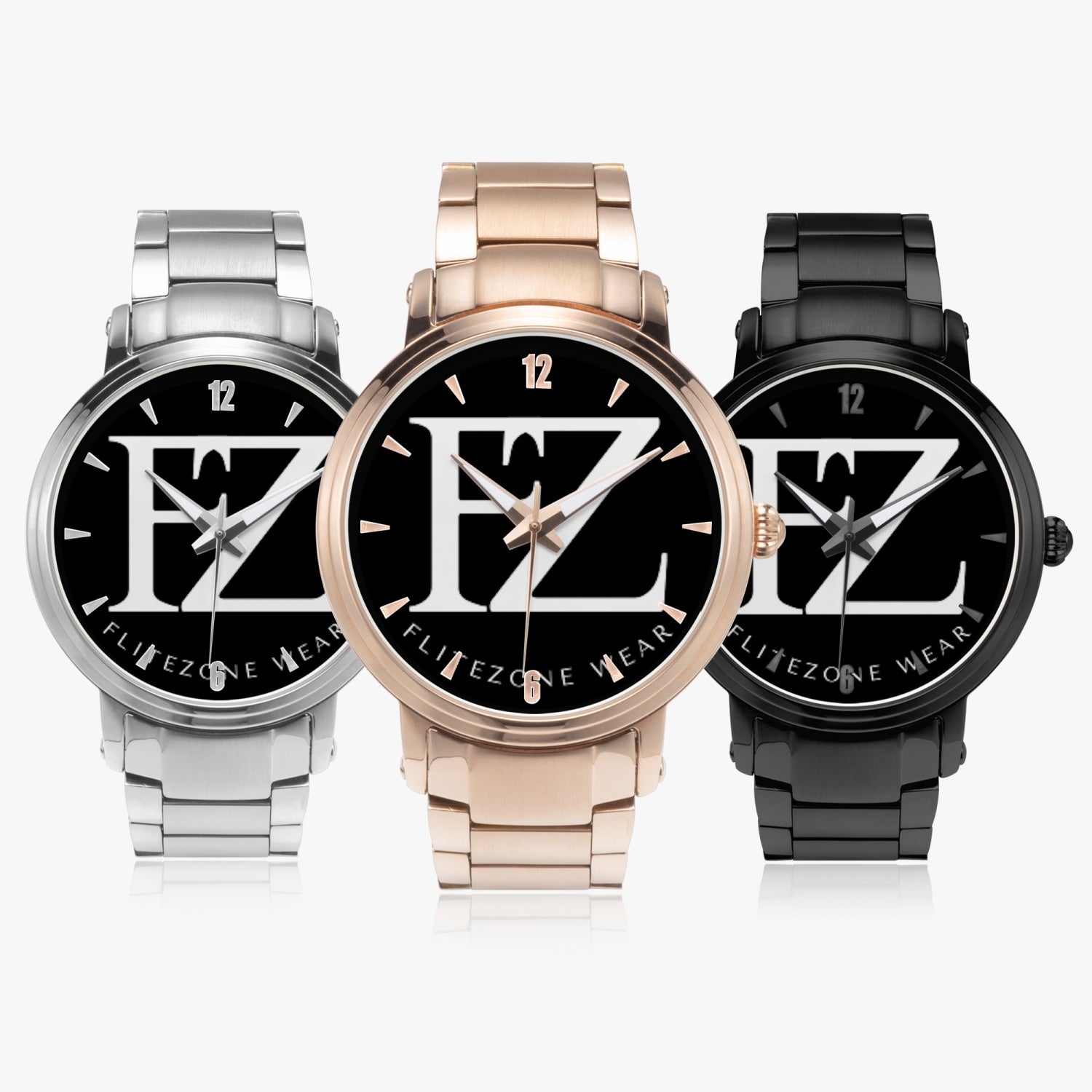 FZ Unisex Steel Strap Automatic Watch (With Indicators) - FZwear