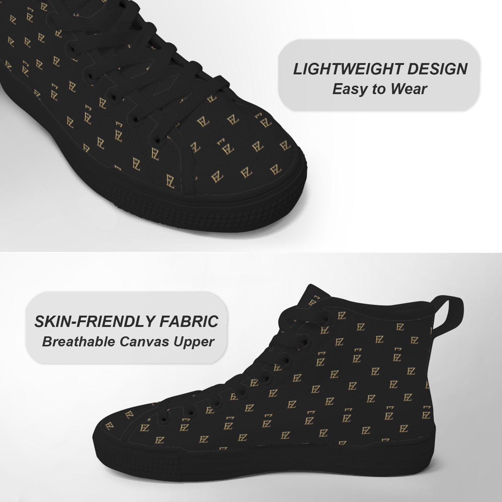 FZ Men's New Vancouver High Top Canvas Shoes