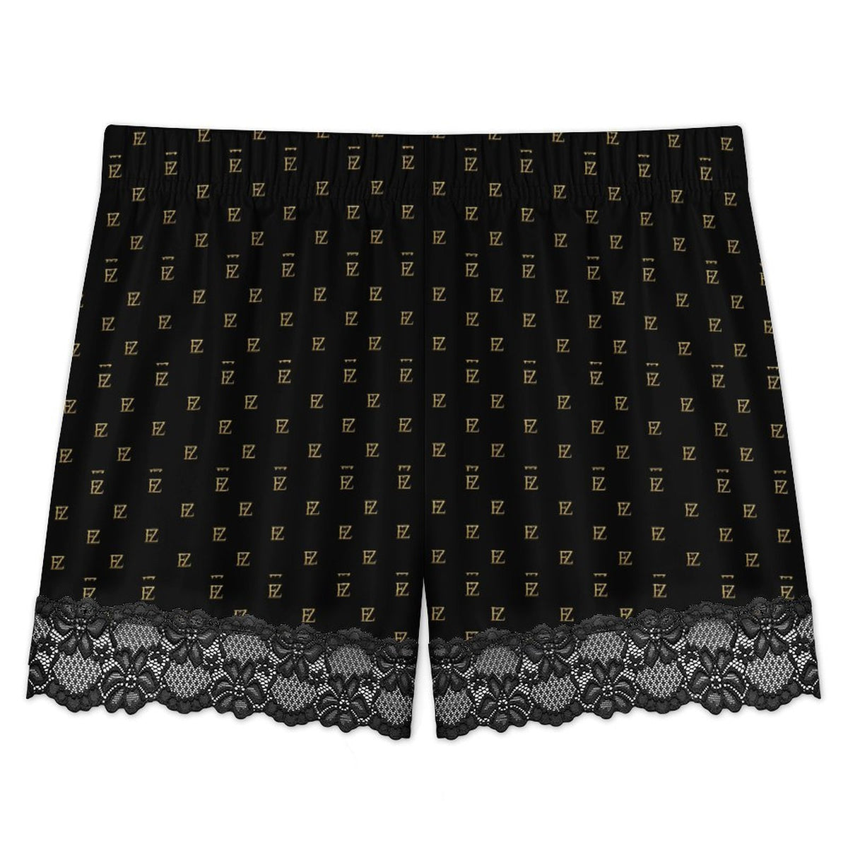 Custom Women Lace V Neck Spaghetti Strap Camisole Shorts Pajama Set