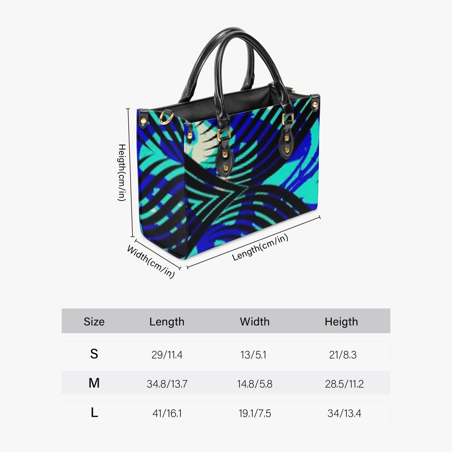 FZ Women's Concise Type African Print Tote Bag JetPrint