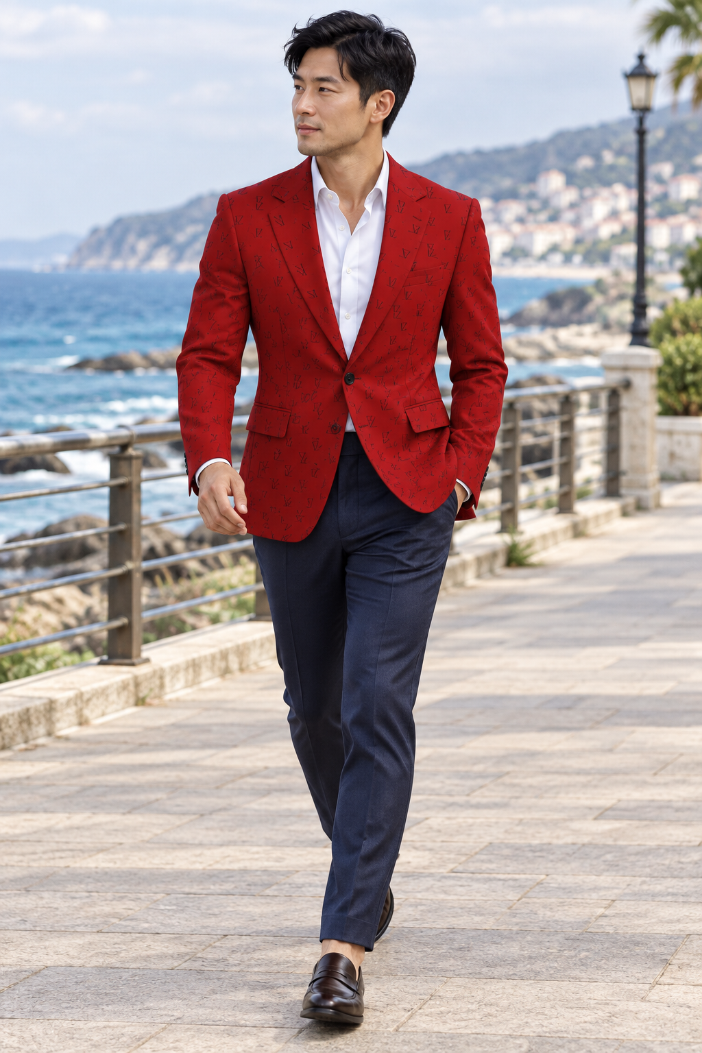 Coastal promenade look