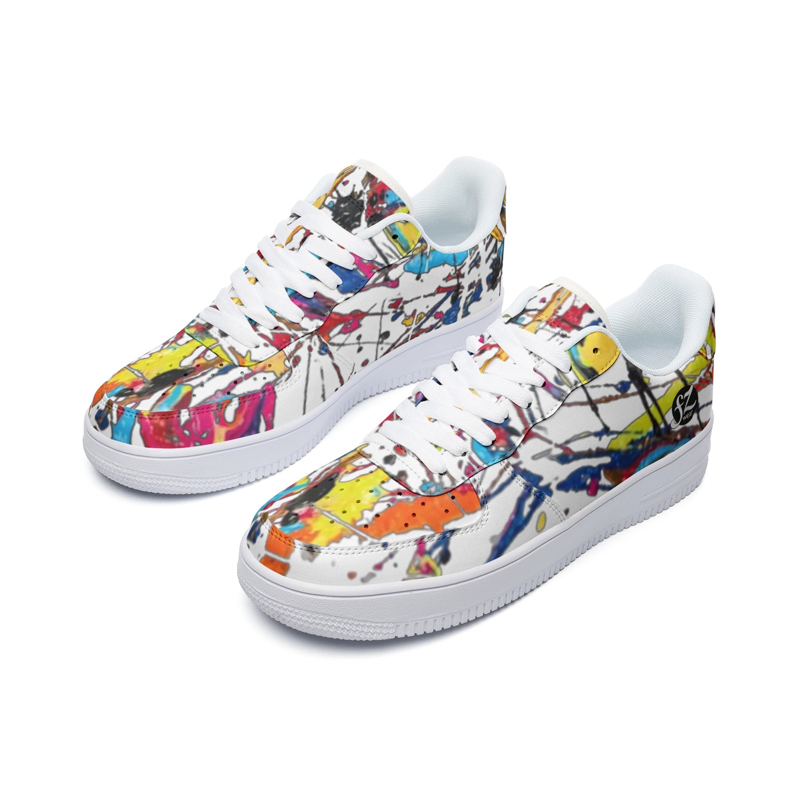 FZ Unisex Low Top Leather Sneakers
