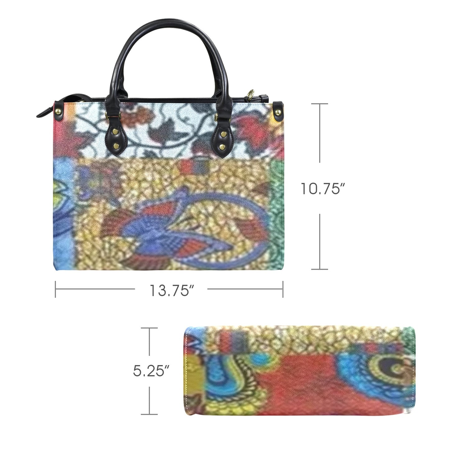 FZ Women's AF Print Handbag Custom Women's Handbag-Medium interestprint