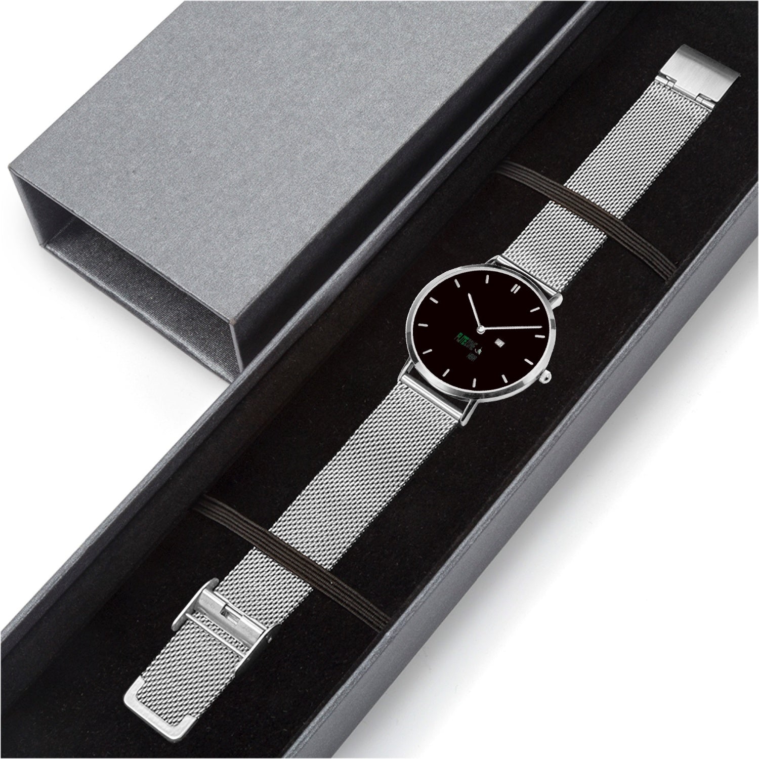 FZ Unisex Stainless Steel Perpetual Calendar Quartz Watch (With Indicators) - FZwear