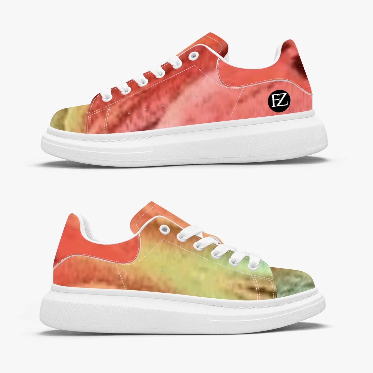 FZ Unisex Leather Chunky Sneakers - FZwear