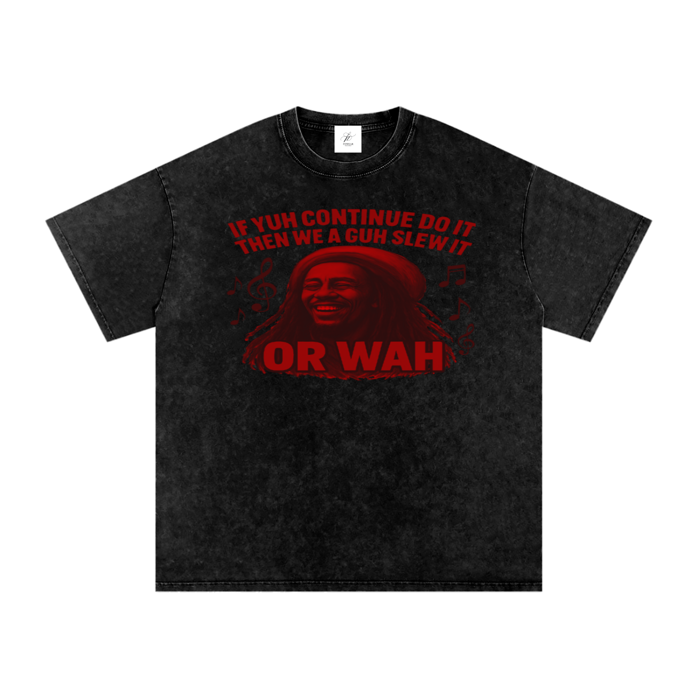FZ Unisex Acid Wash Oversize Tee