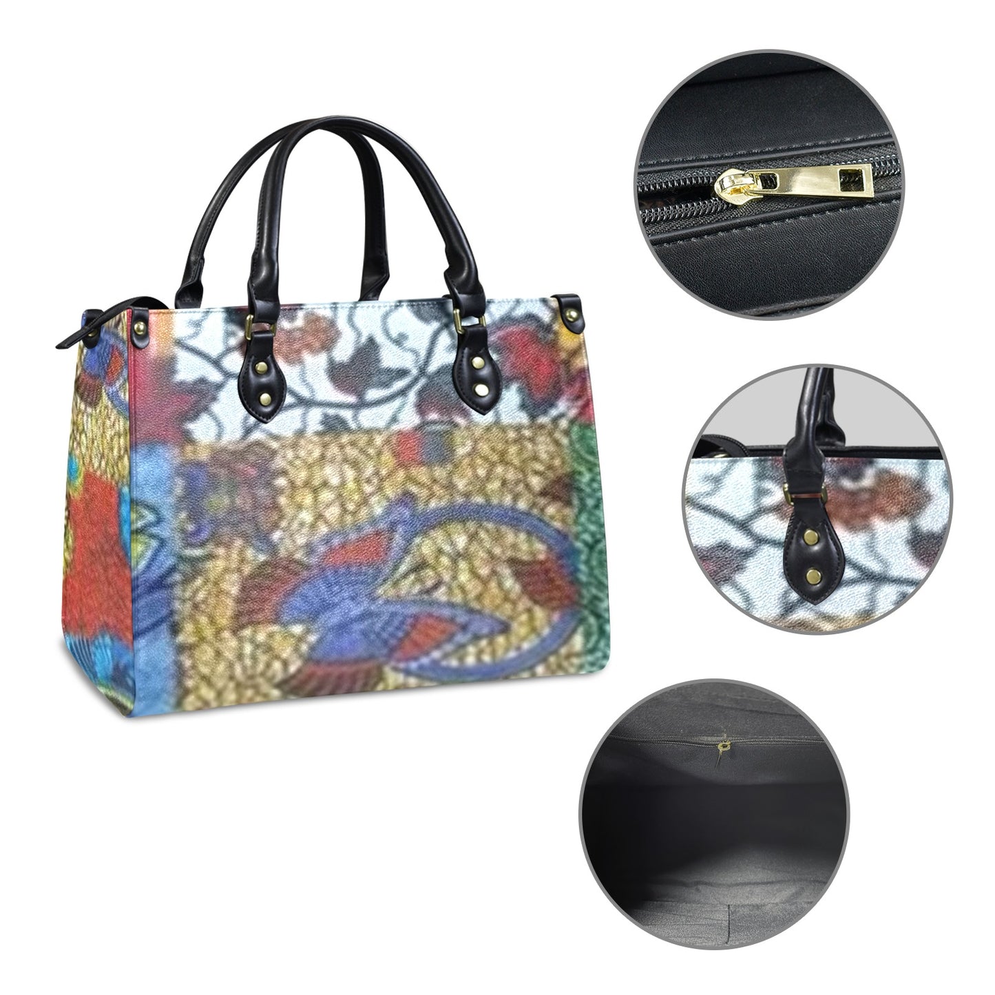 FZ Women's AF Print Handbag Custom Women's Handbag-Medium interestprint