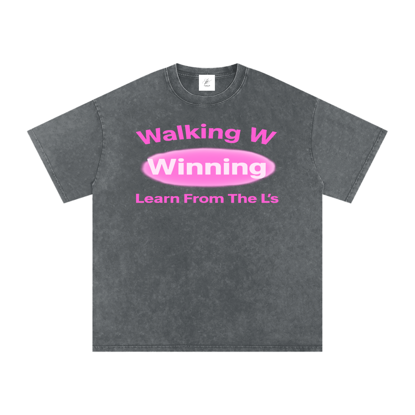 FZ Unisex Acid Wash Winning Oversize Tee