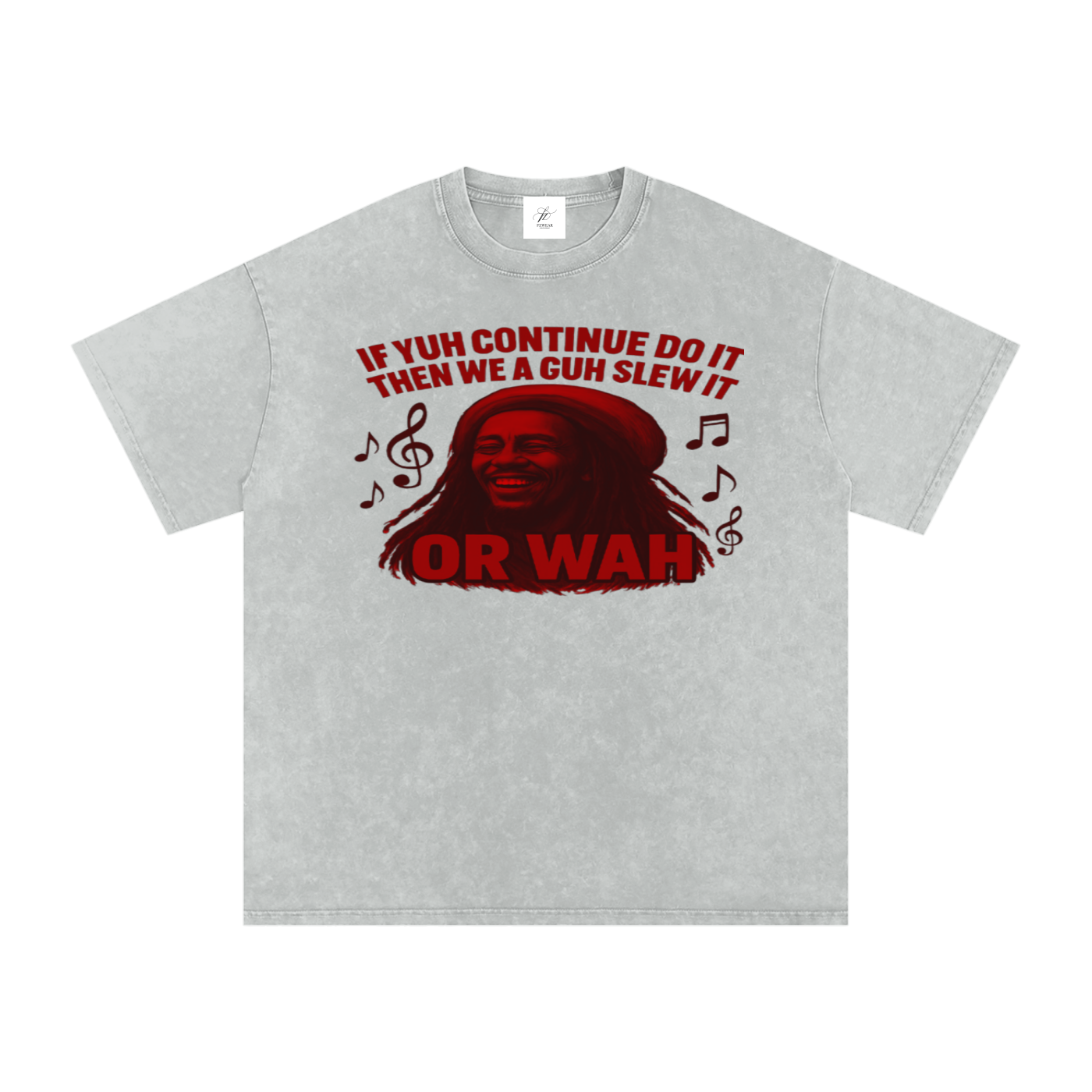 FZ Unisex Acid Wash Oversize Tee