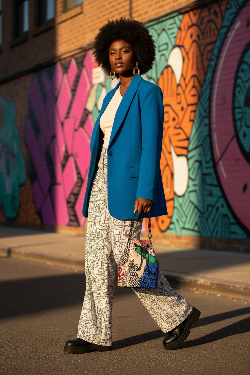 Dots bag - Black woman