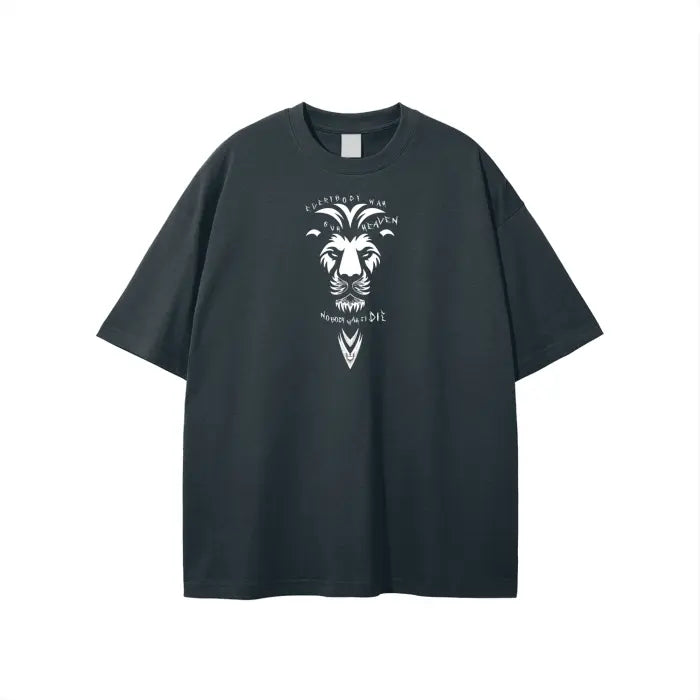 FZ Unisex Streetwear Solid Color Loose Fit FOG Tee