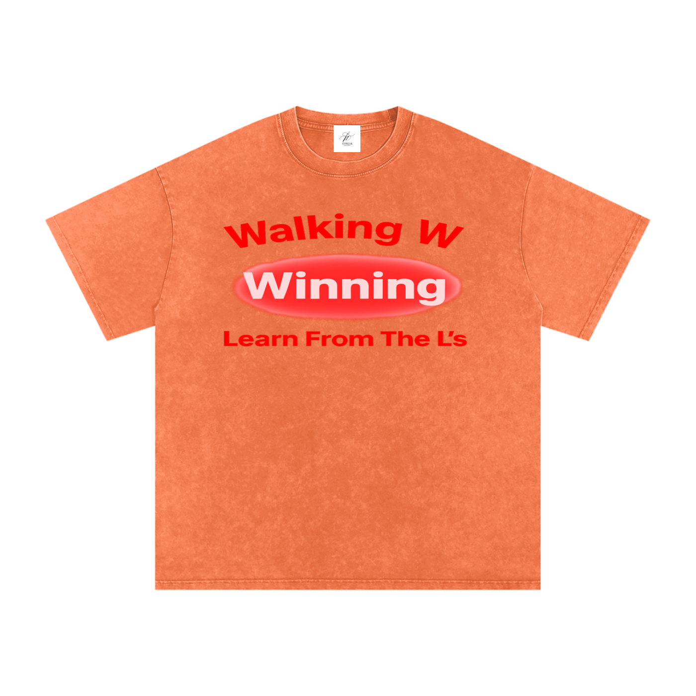 FZ Unisex Acid Wash Winning Oversize Tee