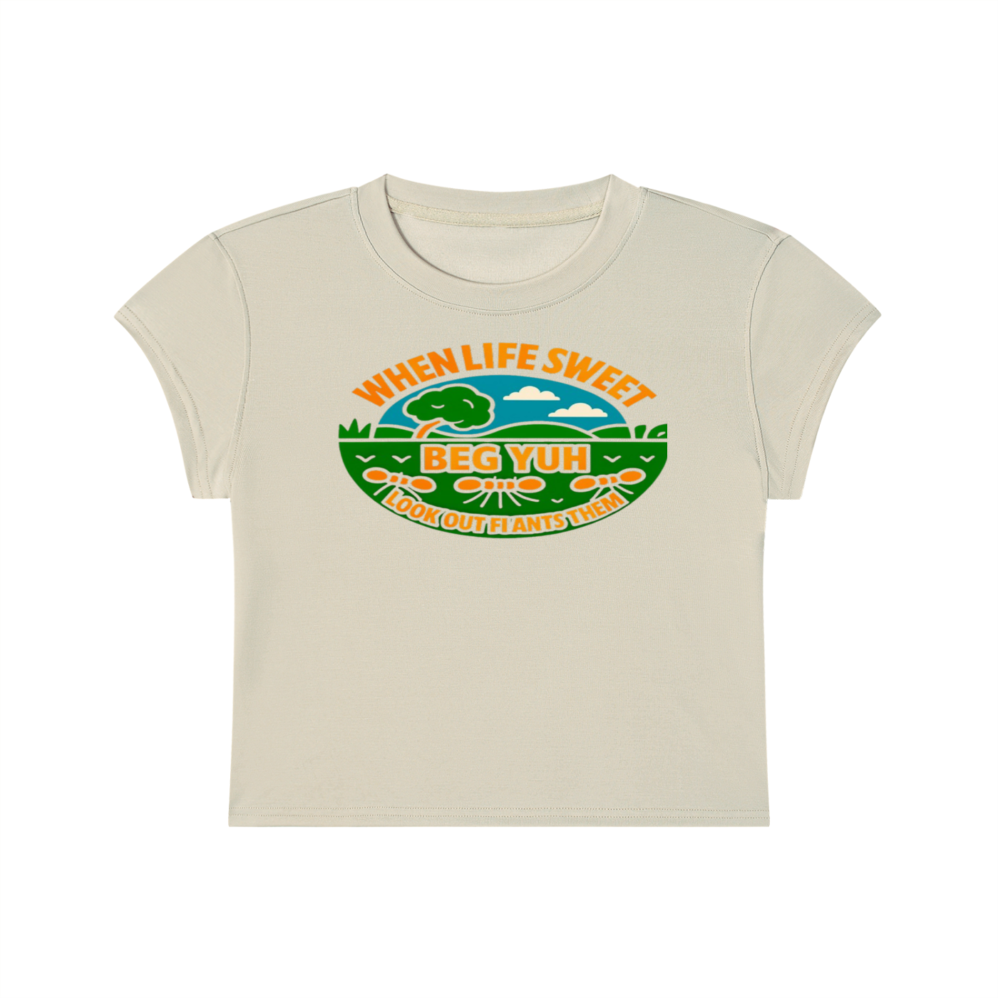 FZ Women's Slim-Fit Cropped Tee