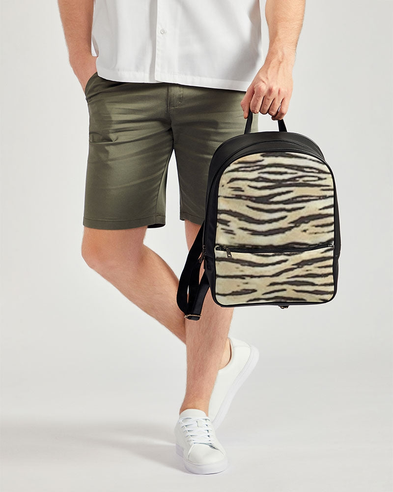 FZ AFRICAN TIGER PRINT Classic Faux Leather Backpack - FZwear