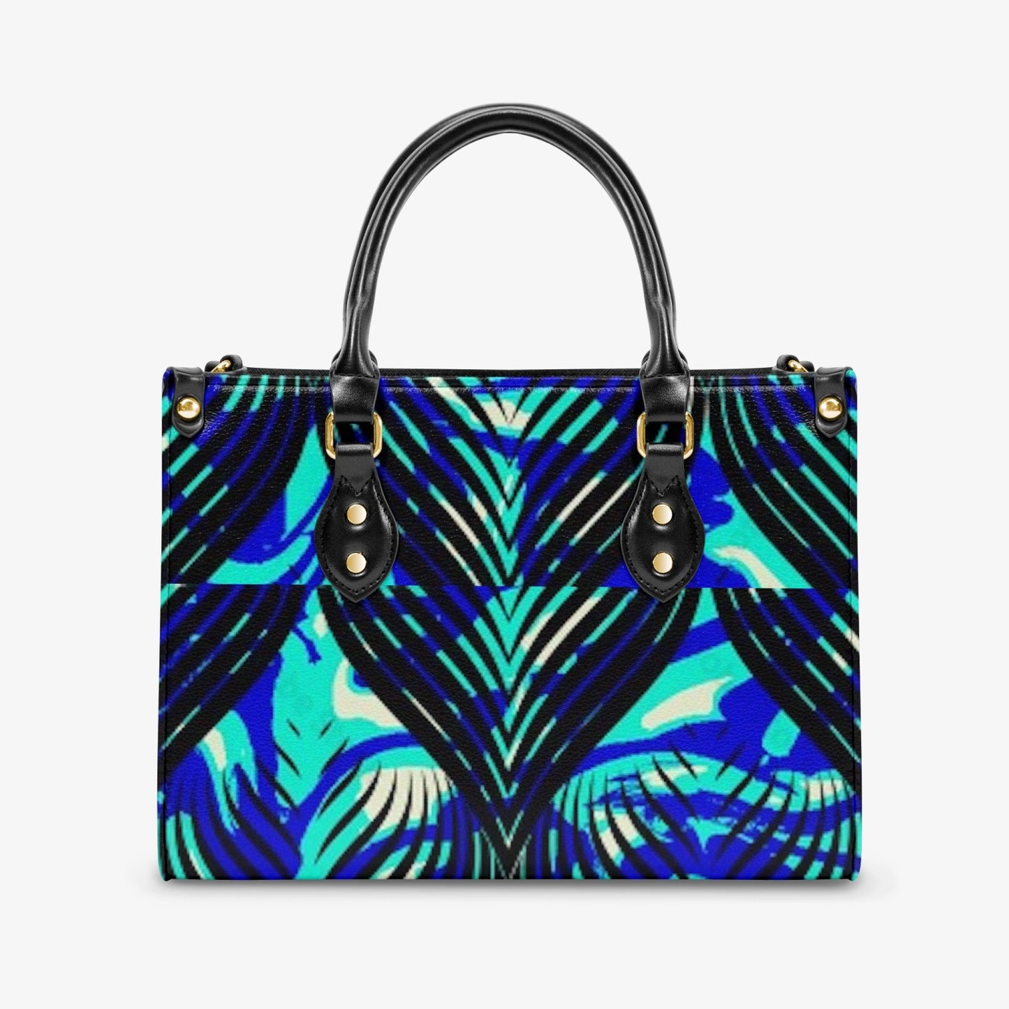 FZ Concise Type Women's African Print Tote Bag JetPrint