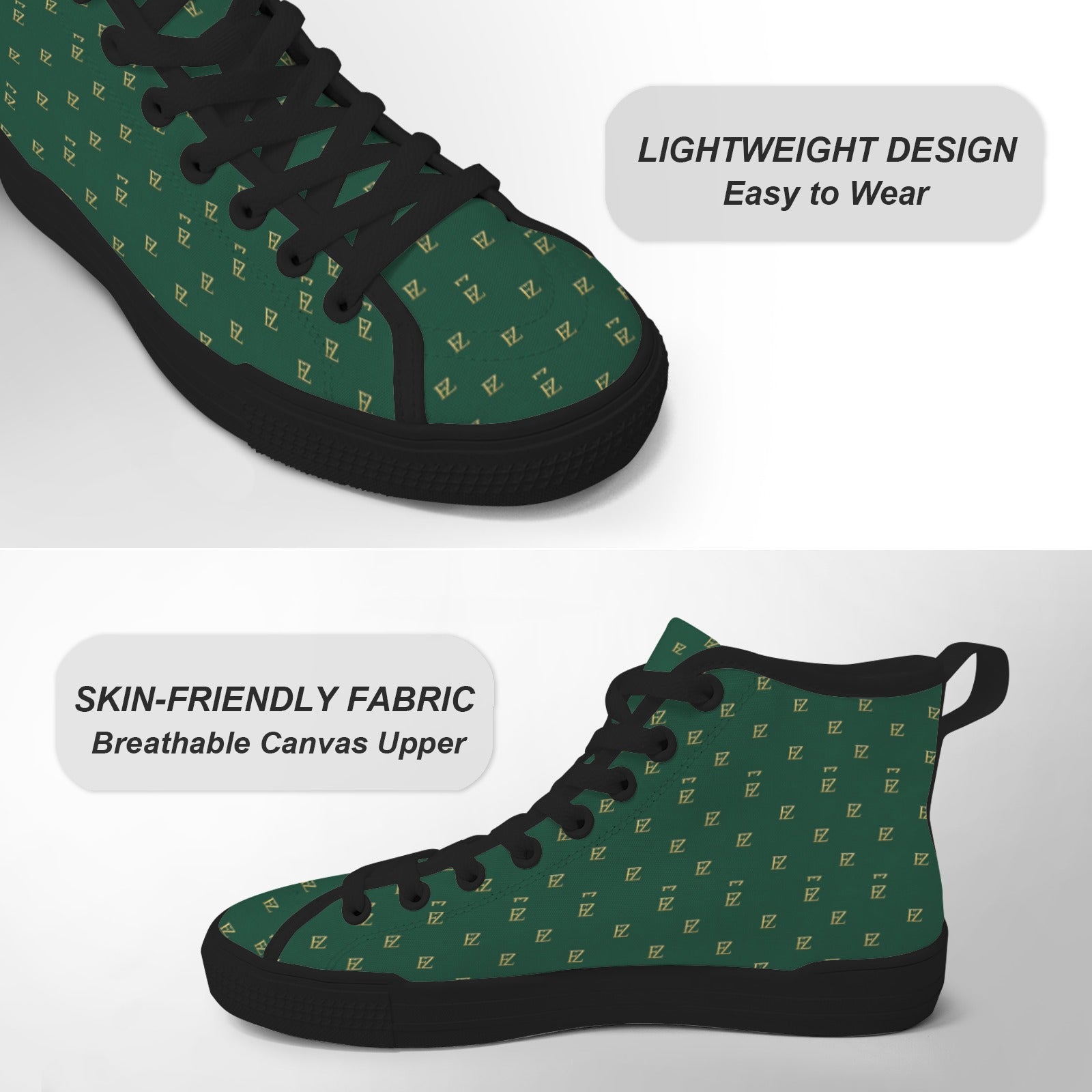 FZ Men's New Vancouver High Top Canvas Shoes