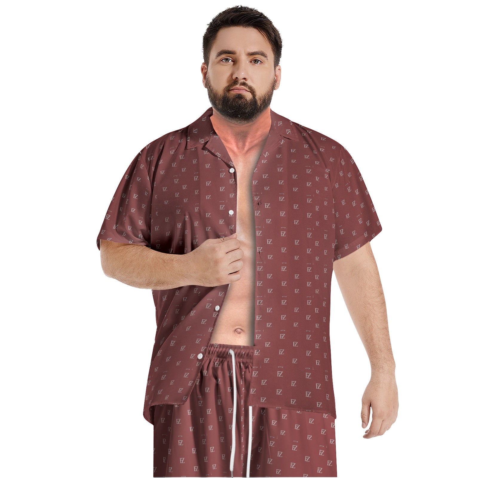 FZ Men's Designer Shorts Suit