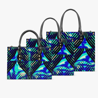 FZ Concise Type Women's African Print Tote Bag JetPrint