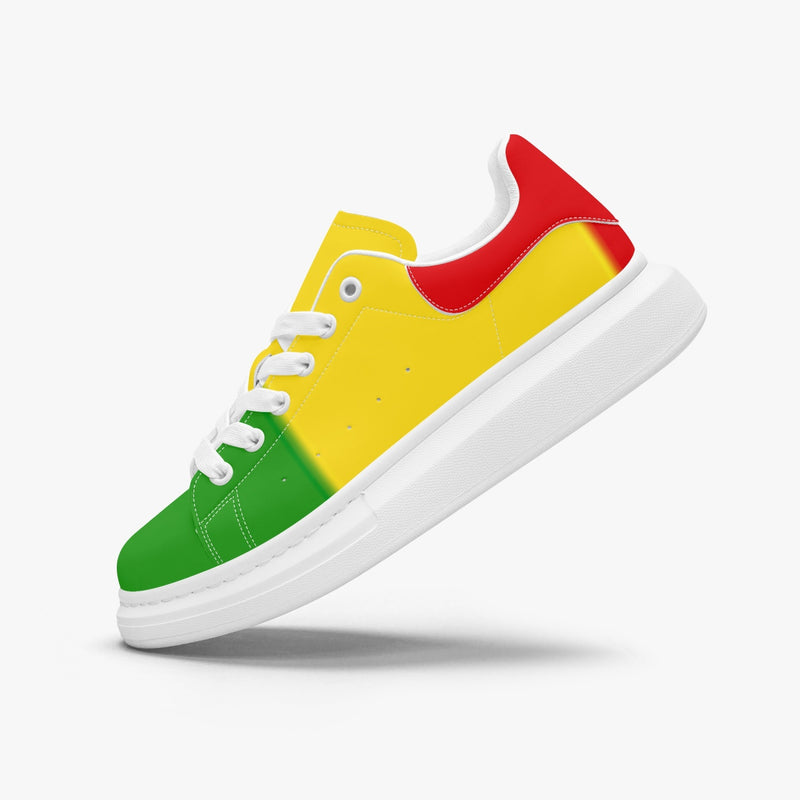 FZ Unisex Rasta Leather Oversized Sneakers - FZwear