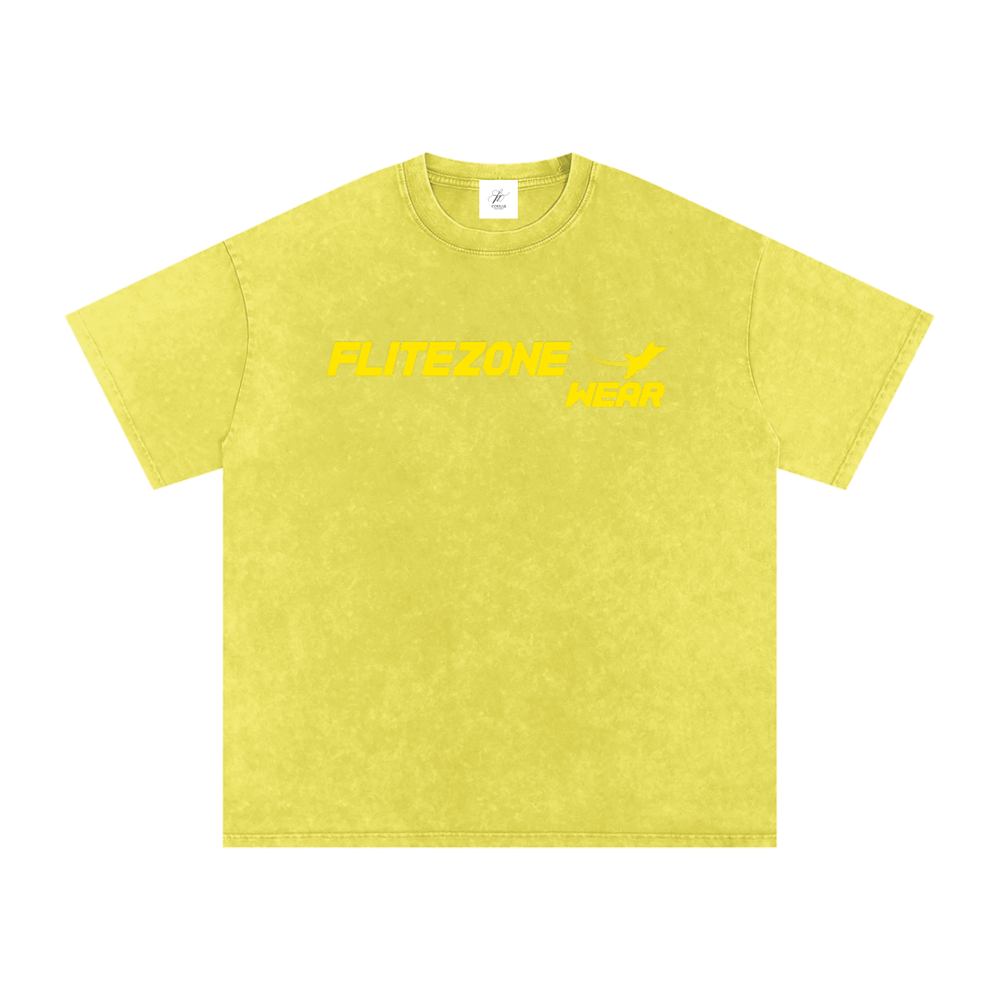 FZ Unisex Snow Washed Oversized Cotton Tee