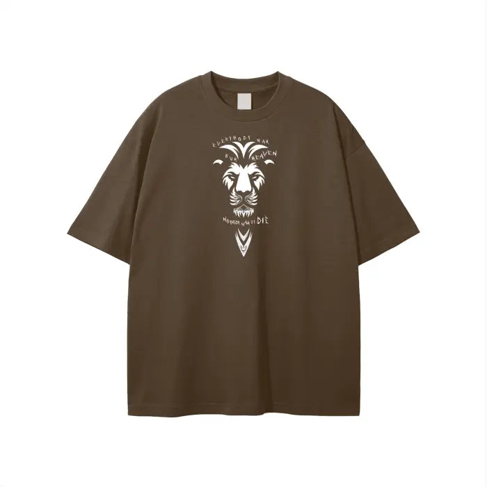FZ Unisex Streetwear Solid Color Loose Fit FOG Tee