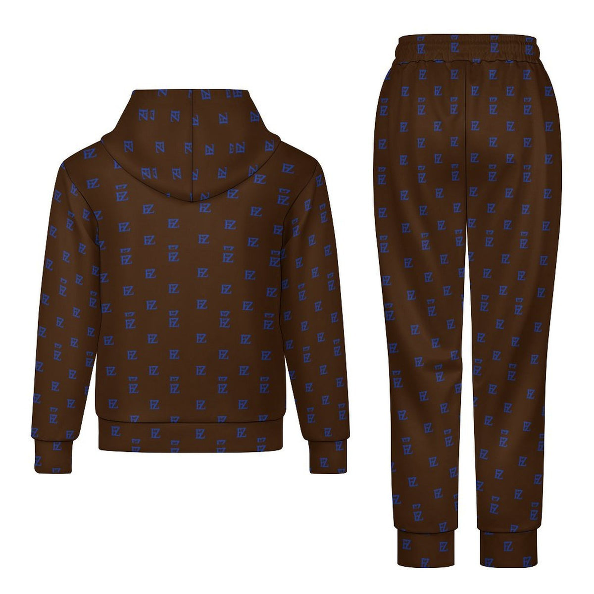 Custom Unsex Kid's Long Sleeve Hoodies&Pants Set