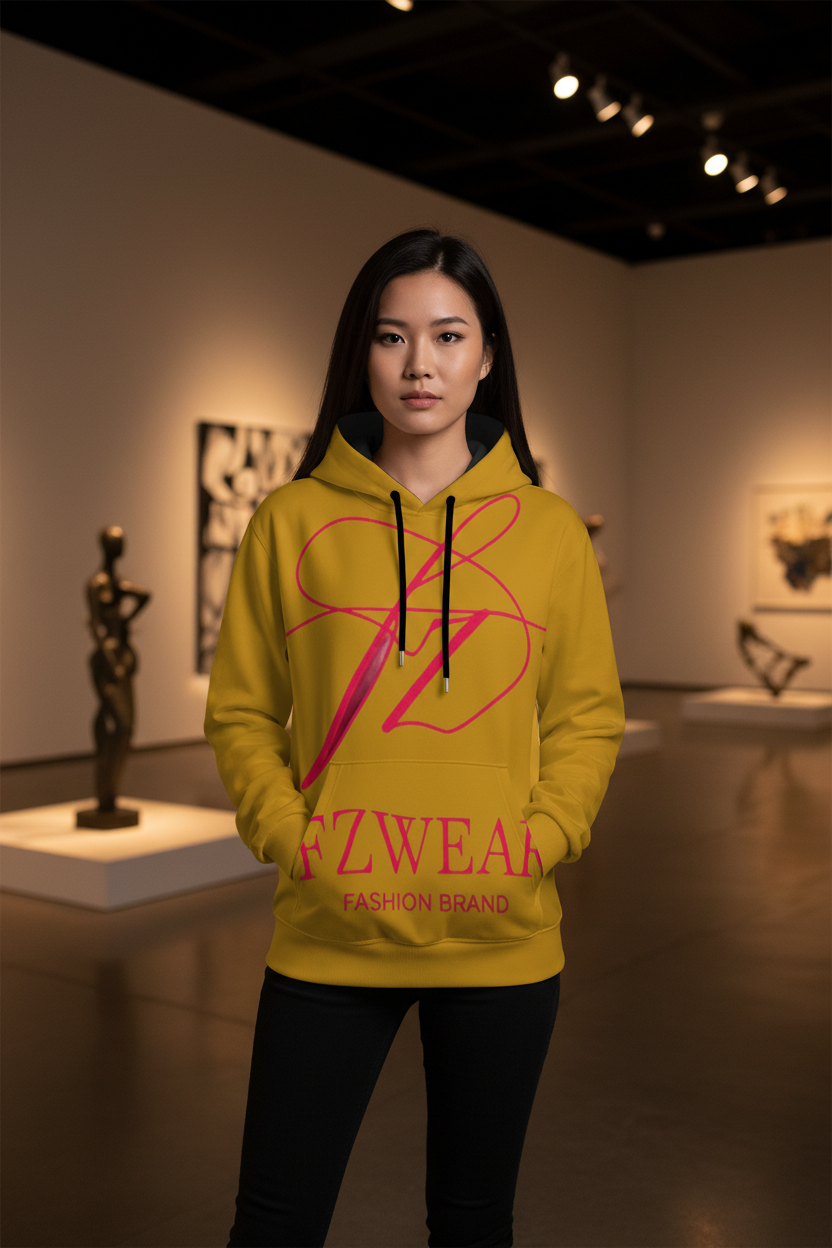 Female front - FZWear hoodie