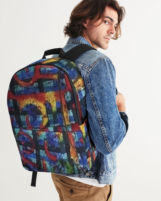 FZ AFRICAN ABSTRACT PRINT Large Backpack