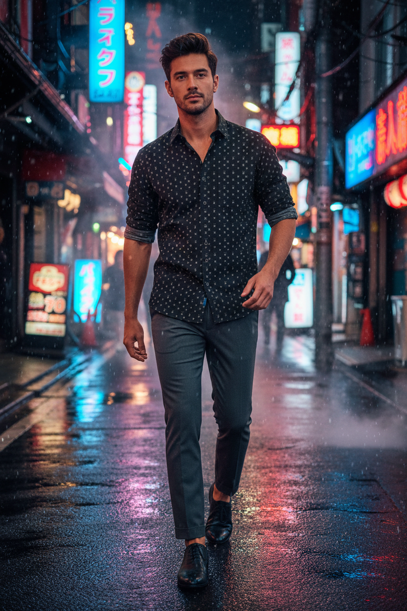 Filipino model - Tokyo Neon