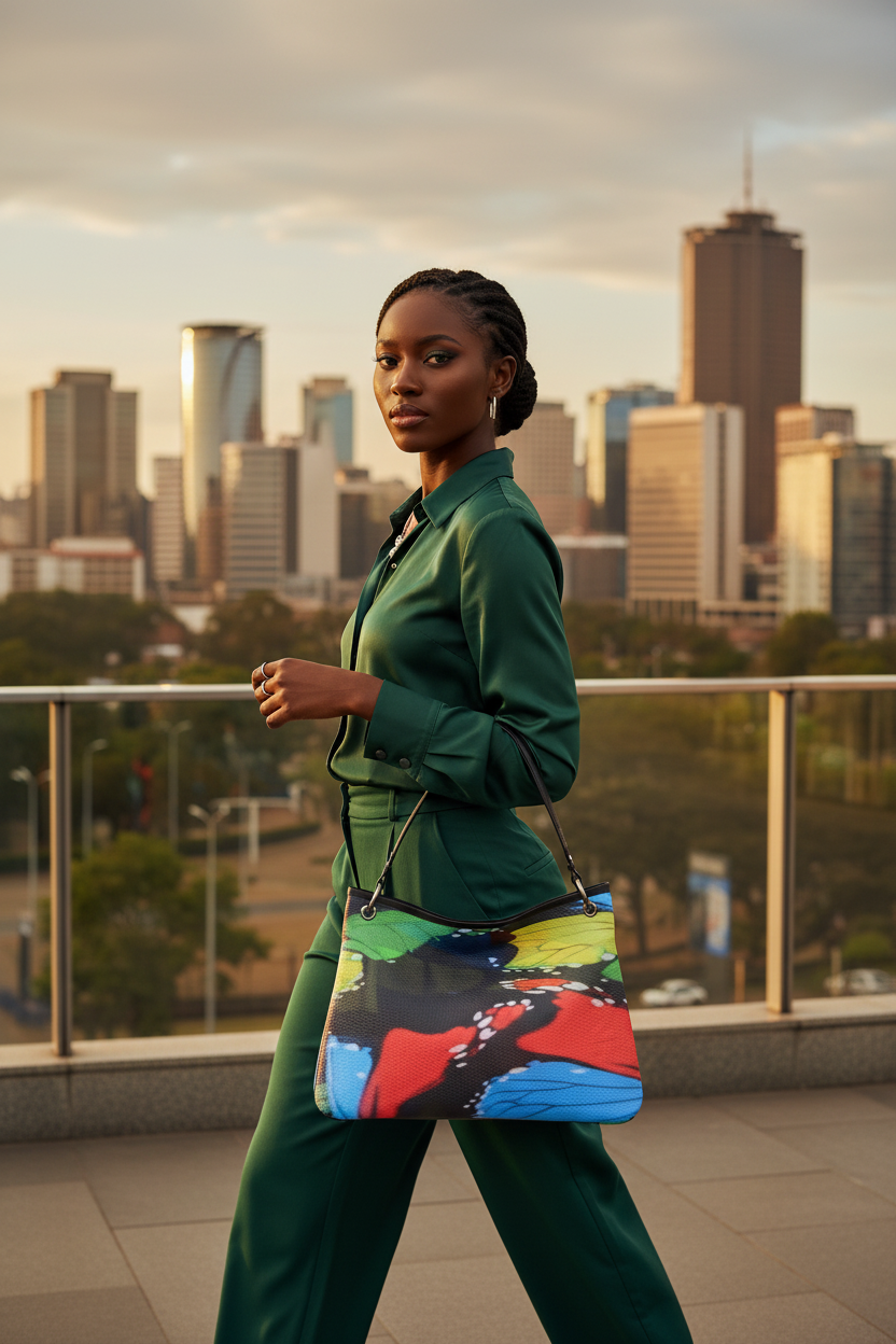 FZ AFRICAN PRINT ORIGINAL SLOUCH BAG