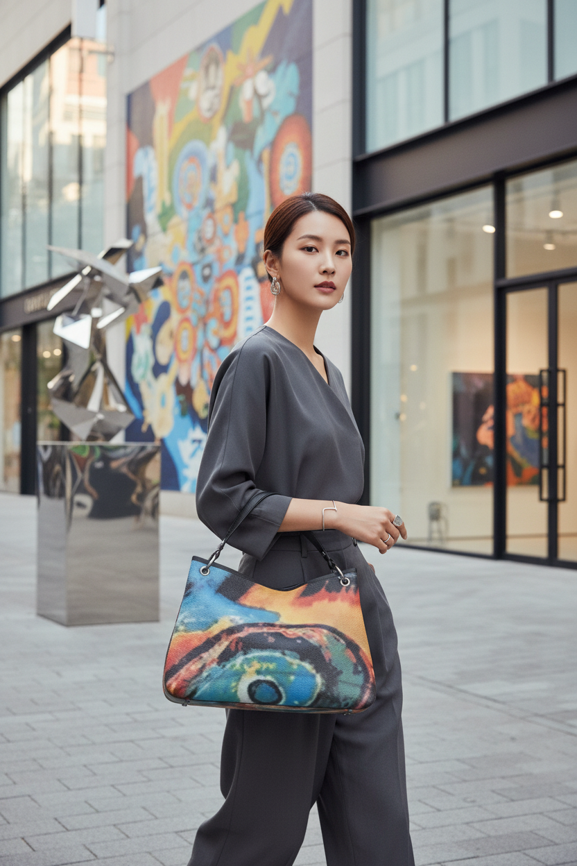 FZ ORIGINAL AFRICAN PRINT SLOUCH BAG