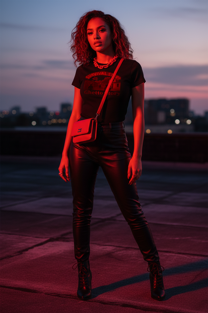 Ghetto Story Red - Black Lifestyle