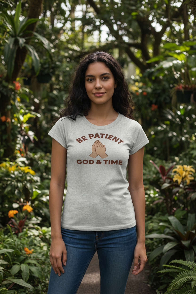 Gray tee, botanical garden