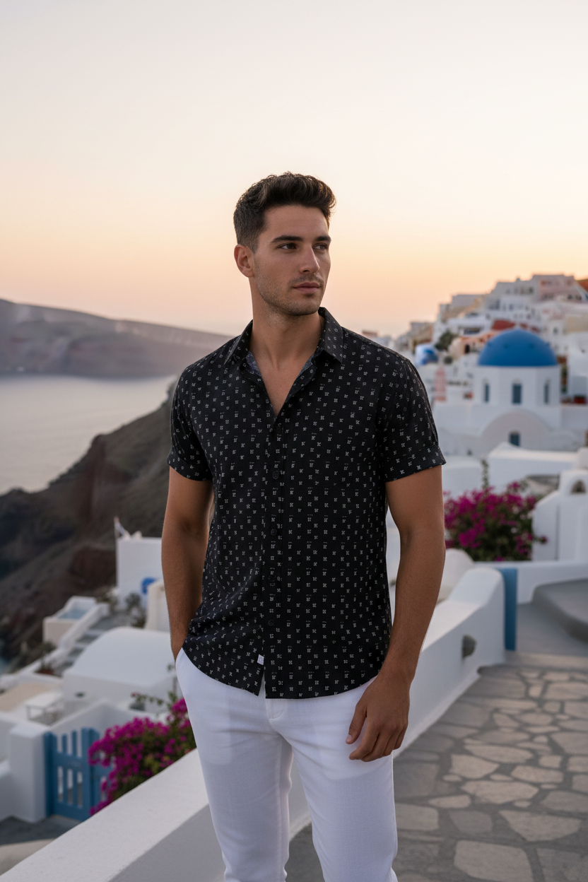 Greek model - Santorini
