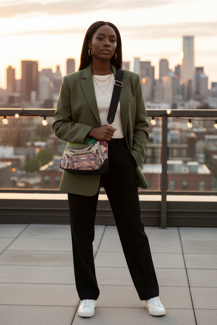 Green Red Bag - Rooftop