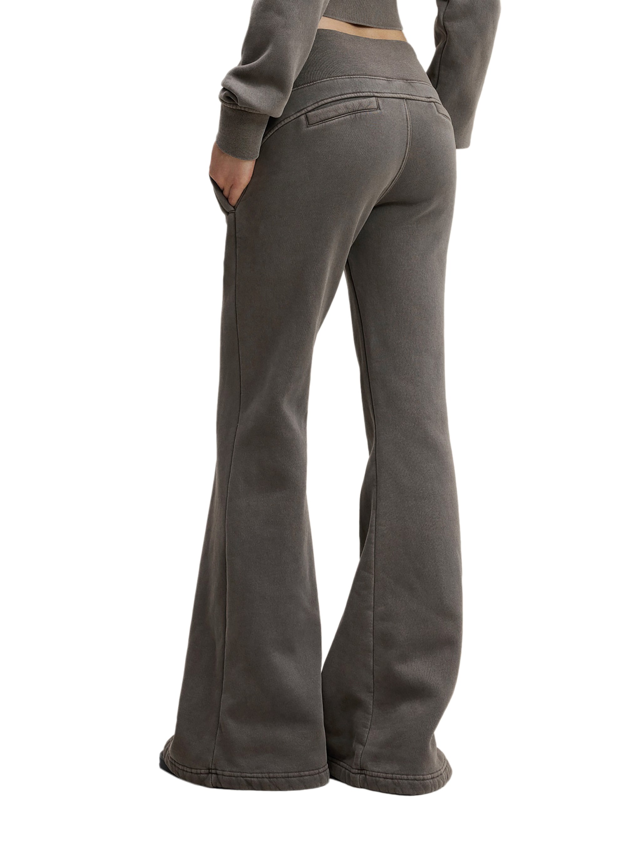 FZ Women's Vintage Washed Flared Fleece Pants