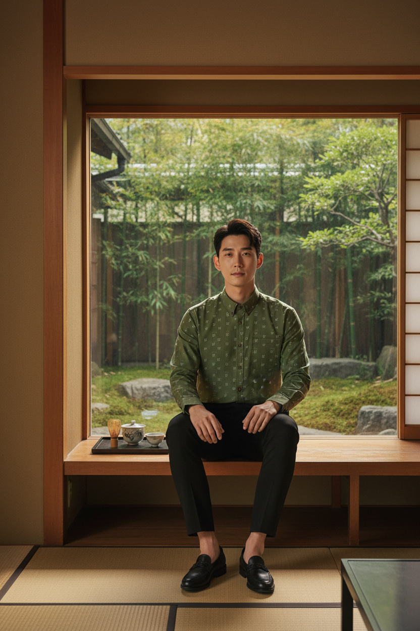 Korean model - Tea House