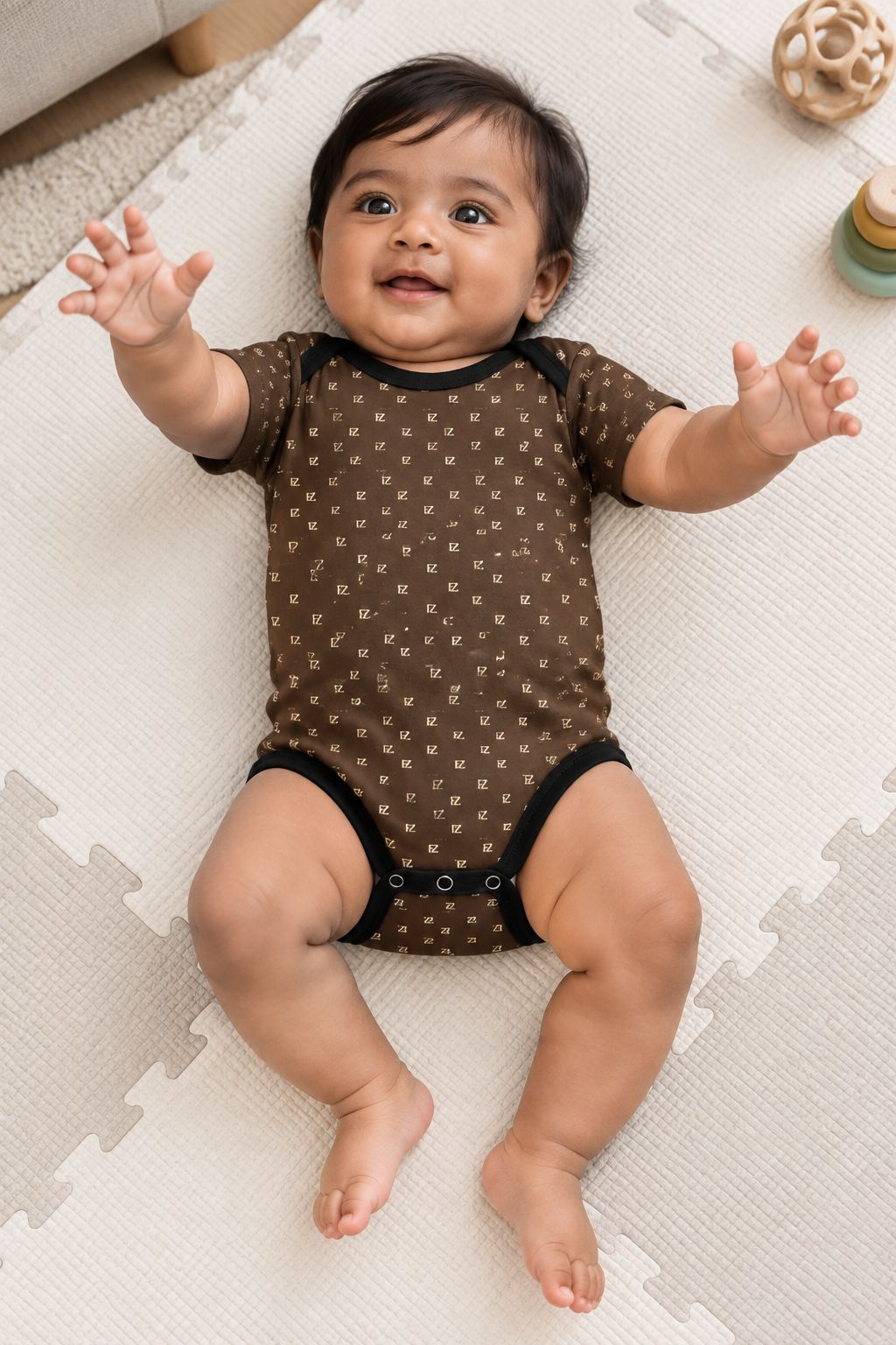 Living-room play mat look