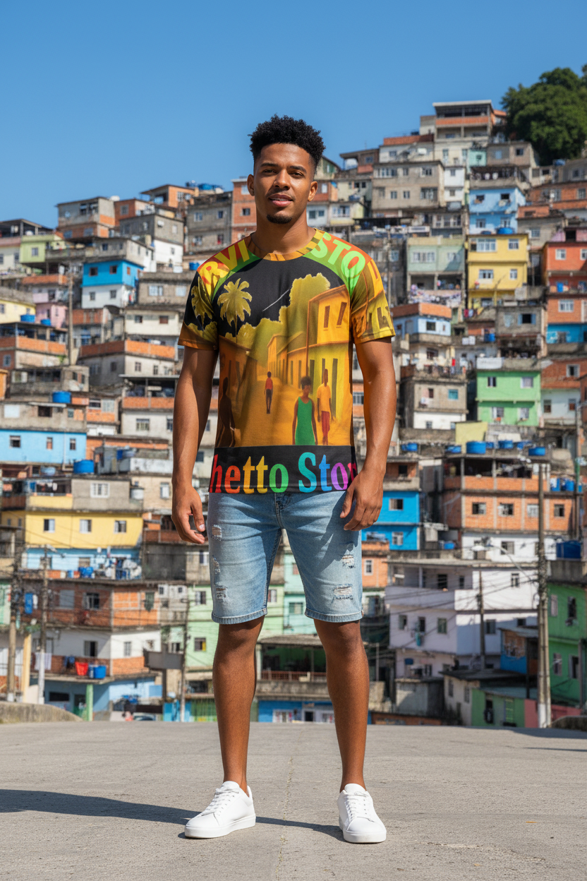 Model 2 - Ghetto Story Tee